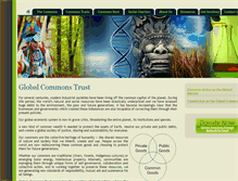 Tablet Screenshot of globalcommonstrust.org